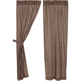 Bingham Star Plaid Panel Curtains-Lange General Store