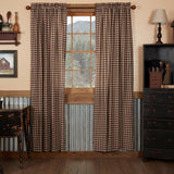 Bingham Star Plaid Panel Curtains-Lange General Store