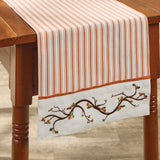 Bittersweet Ticking Stripe Table Runner-Lange General Store