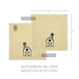 Black Barn Windmill Towels & Washcloths-Lange General Store