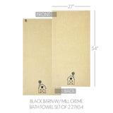 Black Barn Windmill Towels & Washcloths-Lange General Store