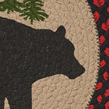 Black Bear Braided Placemats-Lange General Store