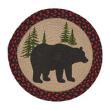 Black Bear Braided Placemats-Lange General Store