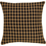 Black Check 16" Pillow