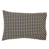 Black Check Pillow Cases-Lange General Store