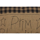 Black Check Prim Blessings Pillow-Lange General Store