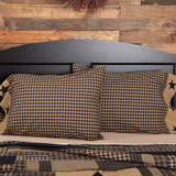 Black Check Star Pillow Cases - Lange General Store