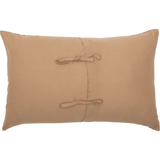 Black Check Star Pillow-Lange General Store