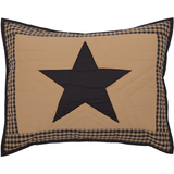 Black Check Star Sham-Lange General Store