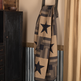 Black Check Star Throw-Lange General Store