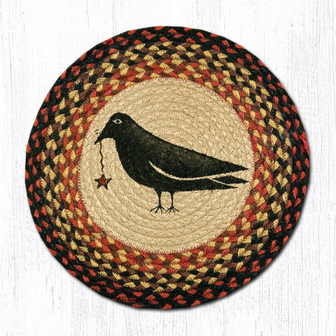 Black Crow Braided Chair Pad-Lange General Store