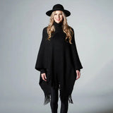 Black Riley Poncho-Lange General Store