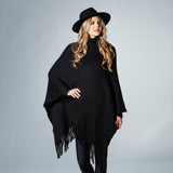 Black Riley Poncho-Lange General Store