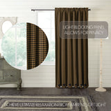 Black Star Blackout Panel Curtain-Lange General Store