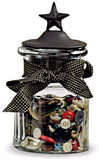 Black Star Glass Jar - Lange General Store