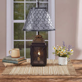 Black Star Lantern Lamp with Roost Shade-Lange General Store