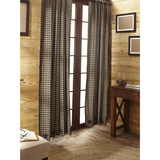 Black Star Panel Curtains-Lange General Store