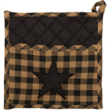 Pot Holder - Black Star-Lange General Store