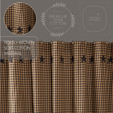 Black Star Shower Curtain-Lange General Store