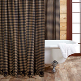 Black Star Shower Curtain-Lange General Store