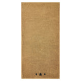 Black Stars Tan Towels & Washcloths-Lange General Store