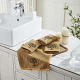 Black Willow Tree Towels & Washcloths-Lange General Store