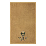 Black Windmill & Stars Towels & Washcloths-Lange General Store