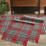 Black and Red Rag Rug-Lange General Store