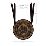 Blackstone Farm Braided Chair Pad Set of 6-Lange General Store