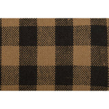 Black and Tan Check Chair Pad-Lange General Store