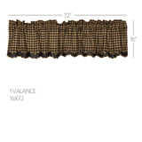 Blackstone Farm Layered Valance
