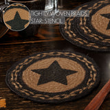 Blackstone Farm Star Braided Trivet 8" Set of 3