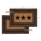 Blackstone Farm Star Collection Braided Jute Rugs - Rectangle
