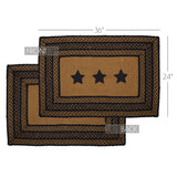Blackstone Farm Star Collection Braided Jute Rugs - Rectangle