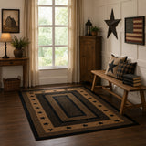 Blackstone Farm Star Collection Braided Jute Rugs - Rectangle