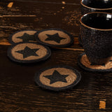 Blackstone Farm Star Jute Coasters-Lange General Store