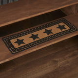 Blackstone Farm Star Rectangle Stair Tread Latex Rug-Lange General Store