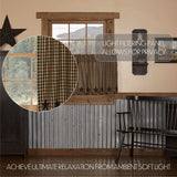 Blackstone Farm Star Tier Curtains 24"-Lange General Store