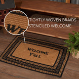 Blackstone Farm Welcome Y'all Rectangle Rug-Lange General Store