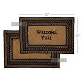 Blackstone Farm Welcome Y'all Rectangle Rug-Lange General Store