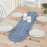 Blended Blue Indoor/Outdoor Table Runners - Lange General Store