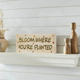 Bloom Where You're Planted Wall Sign-Lange General Store