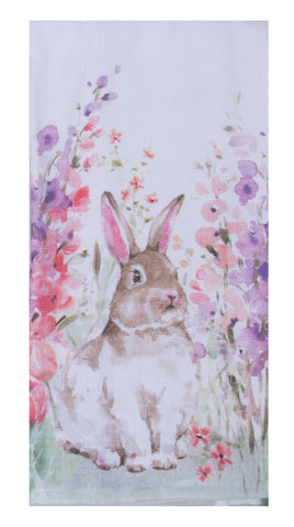 Blooming Bunnies Bunny Towel-Lange General Store