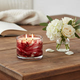 Blown Glass Tumbler Candle - Wind Red-Lange General Store