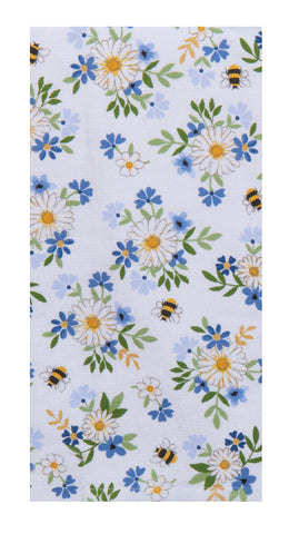 Blue Bee Daisy Terry Towel-Lange General Store