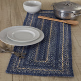 Blue Falls Braided Table Runner - Lange General Store