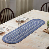 Blue Falls Braided Table Runner - Lange General Store