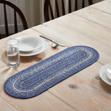 Blue Falls Braided Table Runner - Lange General Store