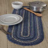Blue Falls Braided Table Runner-Lange General Store