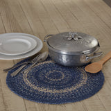 Blue Falls Braided Trivet 15"-Lange General Store